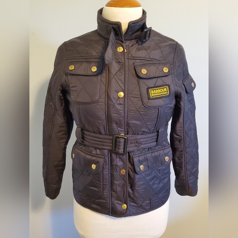 💜 Vintage Youth Barbour Jacket - size L (10/11)